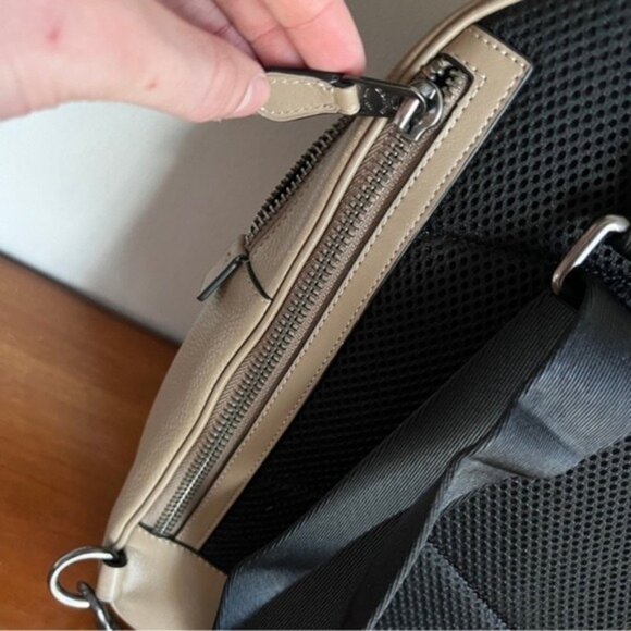 Coach Metropolitan Suede Leather One Strap Backpack - Picture 7 of 12